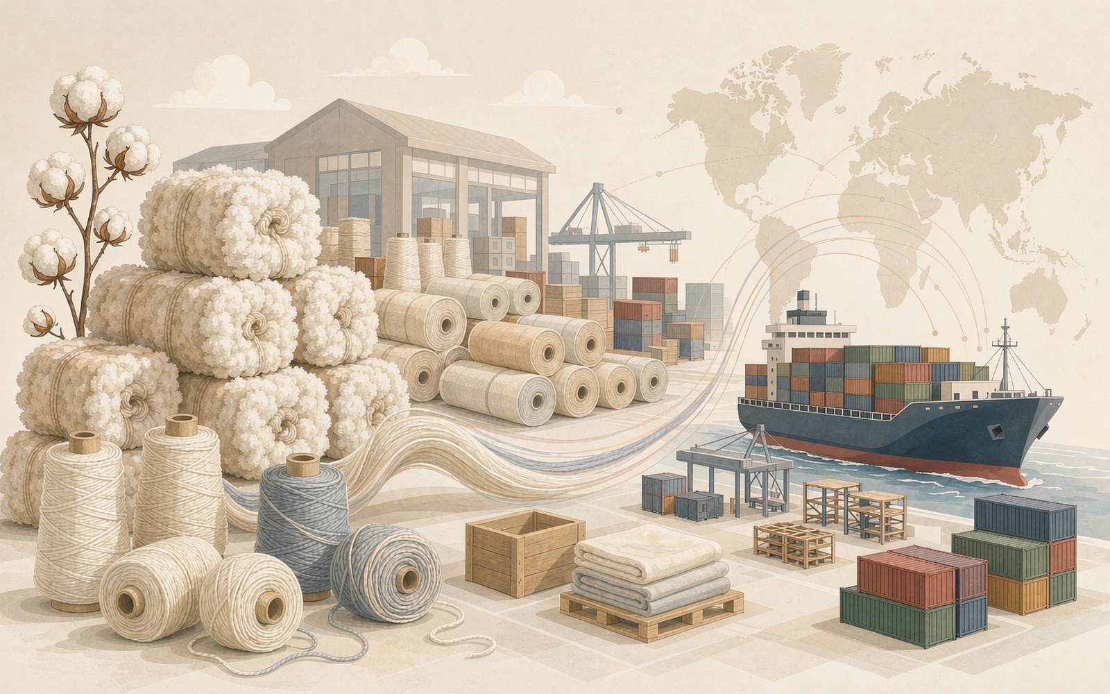 Cotton Market Tightens 2026: A Scarf Buyer's Logistics & Sourcing Risk Guide